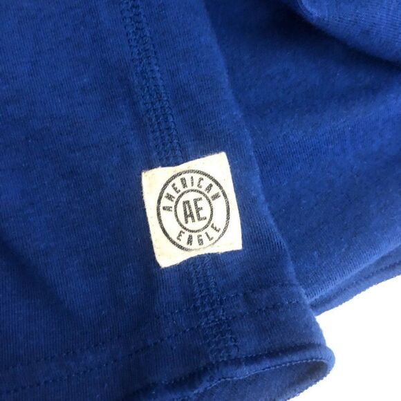 AE American Eagle Mens Blue FLEX Short Sleeve Shirt Size XL. RB1 - Picture 6 of 6